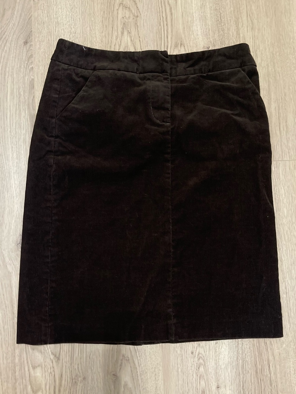 J. Crew Brown Corduroy Pencil Skirt (0)